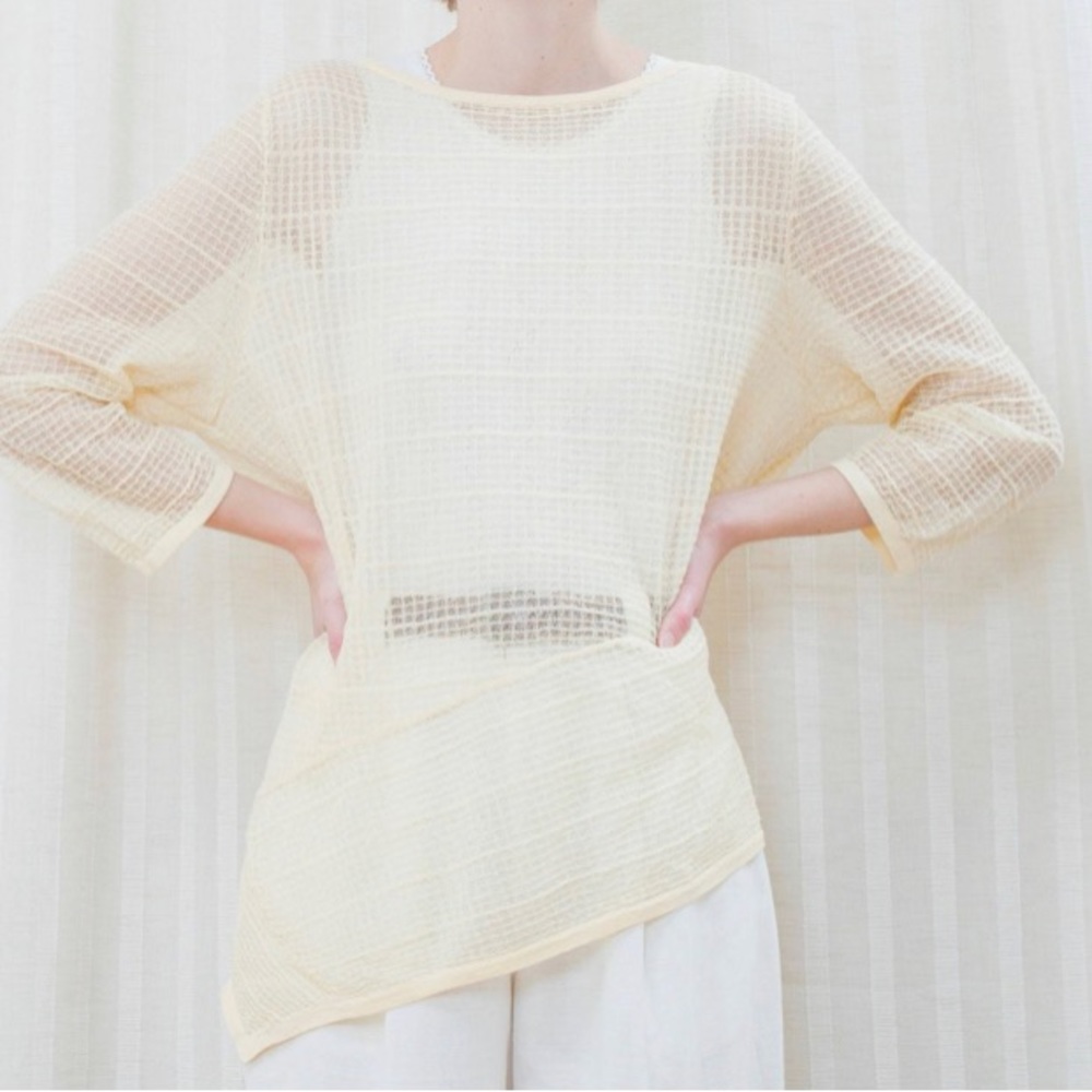 Chicos Shear Sweater Overlay Travelers Collection